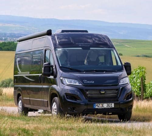  Karmann Davis 610: Camper van con letto a scomparsa elettrico